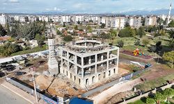 Güneş Mahallesi Cami inşaatı sürüyor