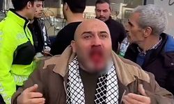 "Şehitlerimize Rahmet, Filistin'e Destek" yürüyüşü sonrası vatandaşa saldırı