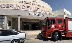 Hatay'da hastanenin tomografi bölümünde çıkan yangın söndürüldü
