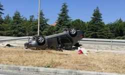 Burdur'da şaşırtan kaza: sürücü takla atan otomobilden yara almadan kurtuldu!