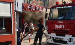 Antalya'da pide salonunda çıkan yangın korkuttu