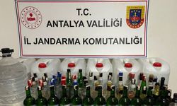 Alanya'da 281 litre sahte alkol ele geçirildi