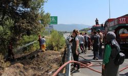 Sigara izmaritinden kaynaklanan yangın felakete dönüşmeden önlendi