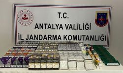 Manavgat'ta Jandarma tarafından kaçak sigara ve elektronik sigara operasyonu gerçekleştirildi