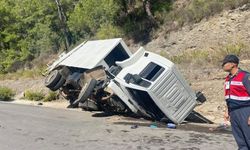 Alanya'da çöp kamyonu kazası: 1 ölü 2 yaralı