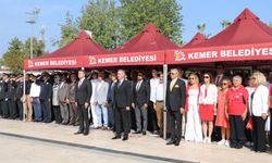 Kemer'de Cumhuriyet Bayramı kutlamaları coşkuyla başladı