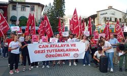 Antalya’da Can Atalay’a Özgürlük Yürüyüşü düzenlendi