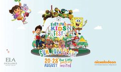 Antalya'nın Serik ilçesinde Everland Kids Fest'te çocuklar eğlenceyle dolup taştı