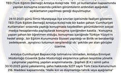 Antalya’da özel kolej öğretmenine ‘Türkiye Yüzyılı’ gözaltısı