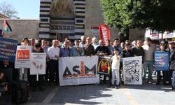Adana’da İsrail’in saldırılarına protesto