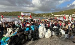 Bodrum'da 15 ton atık toplandı