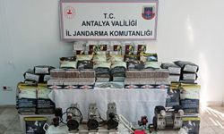 Antalya'da kaçak sigara üretimine darbe