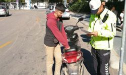 Elektrikli bisiklet sürücülerine 29 bin lira ceza kesildi