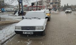 Antalya'nın Korkuteli ilçesi beyaza büründü