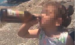 Skandal olay! 3 yaşındaki kızına alkol içiren anneye gözaltı