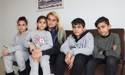 Depremzede ailenin geçici mutluluğu