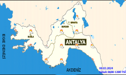 Antalya Hava Durumu: 4 Mart Pazartesi günü ilçelerde detaylı hava durumu...