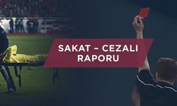 Trendyol Süper Lig'de sakat ve cezalı futbolcular! Tam liste...