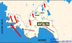 Antalya Hava Durumu: 23 Nisan Salı günü ilçelerde detaylı hava durumu...