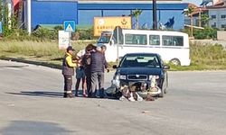 Antalya’da otomobil yabancı uyruklu bisiklet sürücüsüne çarptı