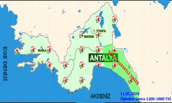 Antalya Hava Durumu: 11 Mayıs Cumartesi günü ilçelerde detaylı hava durumu...