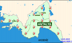Antalya Hava Durumu: 12 Mayıs Pazar günü ilçelerde detaylı hava durumu...