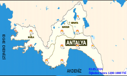 Antalya Hava Durumu: 3 Mayıs Cuma günü ilçelerde detaylı hava durumu...