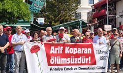 Antalya'da 1 Mayıs şehidini andılar