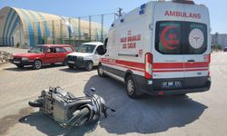 Antalya'daki feci kazada motosiklet sürücüsü metrelerce sürüklendi