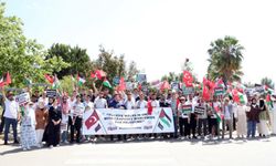 Antalya'daki üniversite öğrencilerinden, İsrail'e protesto