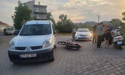 Gazipaşa'da kaza yapan motosiklet sürücüsüne ceza şoku