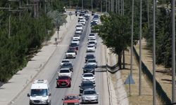 Burdur trafiğinde Kurban Bayramı tatili yoğunluğu