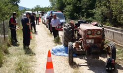 Isparta’da traktörün altında kalan adam feci şekilde can verdi