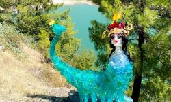 Mitolojinin güçlü karakteri 'Şahmeran' Antalya'da!