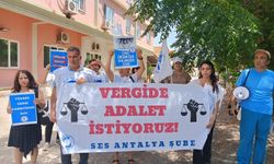Antalya'da vergide adalet eylemi 17'inci haftasında!