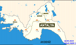 Antalya Hava Durumu: 18 Eylül Çarşamba günü ilçelerde detaylı hava durumu...