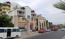 Manavgat’taki otel yangını paniğe neden oldu