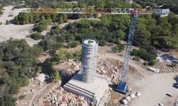 Kaş Patara'da 2000 yıllık deniz feneri restorasyonu tamamlanıyor...