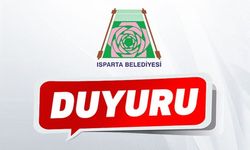 Isparta Belediyesi’nden vatandaşlara duyuru! Hem trafik kapatılacak hem sular kesilecek