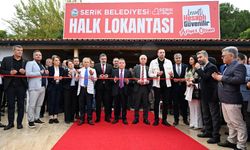 Serik Belediyesi, kent lokantası açtı, gözler Muhittin Böcek'te...