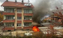 Isparta’da bir binada çıkan yangın panik yarattı