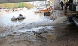 Sağanak sonrası bulanıklaşan su tahliye edildi