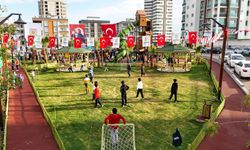 Mersin’de atıl arazi çocuklar için oyun parkına dönüştürüldü