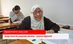 Ayşe nene 84 yaşında okuma - yazma öğrendi