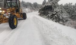 Konya'da kar mesaisi sürüyor!