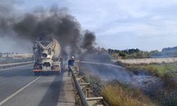 Bir izmarit yangın çıkarttı