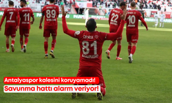 Antalyaspor kalesini koruyamadı! Savunma hattı alarm veriyor!