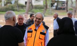 Kepez'de sel riskine karşı dere ıslahı
