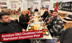 Antalya Ülkü Ocakları'nda Ramazan boyunca iftar