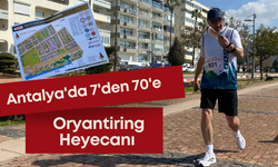 Antalya'da Oryantiring Heyecanı: Caddeler sporcular için kapatıldı